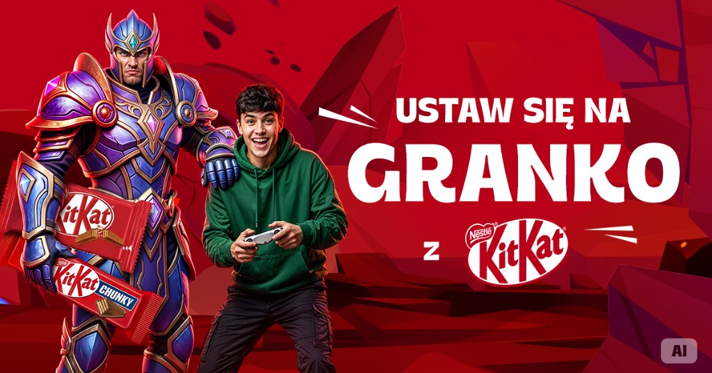 Ustaw się na granko z KitKat